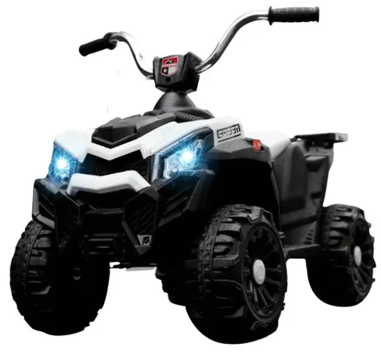 BRAND NEW BOXED MY FIRST 6V TODDLERS QUAD BIKE RIDE ON WHITE