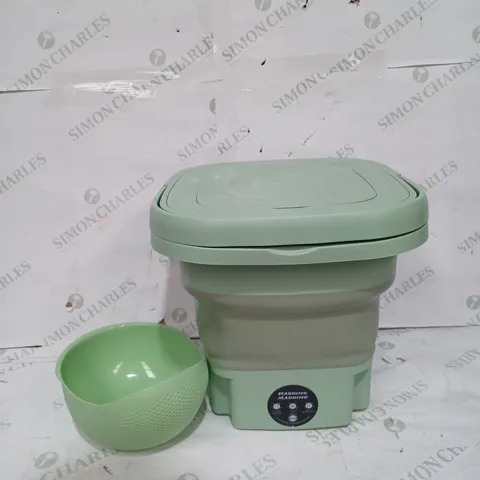 BOXED FOLDING WASHING MACHINE IN LIME