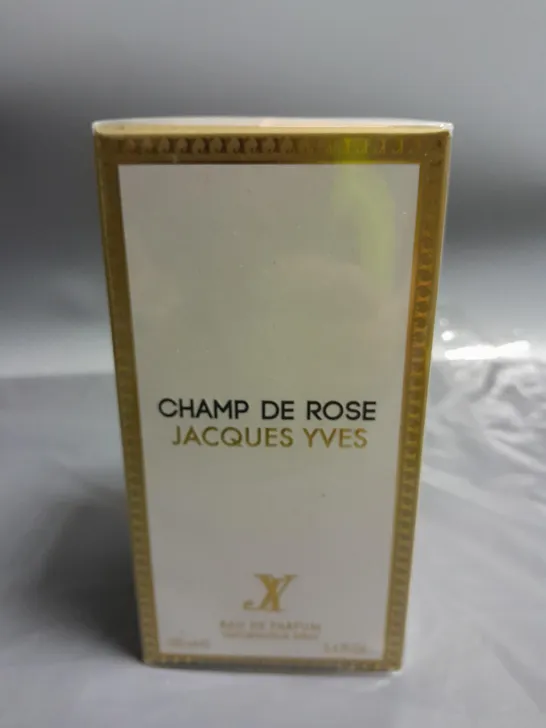 SEALED JACQUES YVES CHAMP DE ROSE EAU DE PARFUM FOR HER 100ML