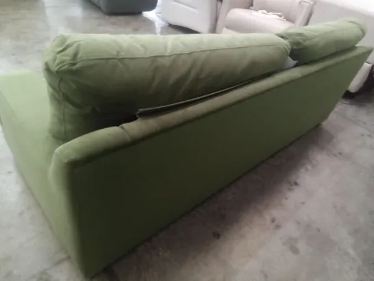 DESIGNER LOUNGE.CO MADE ROMILLY 4 SEATER SOFA - WOODLAND MOSS FABRIC 