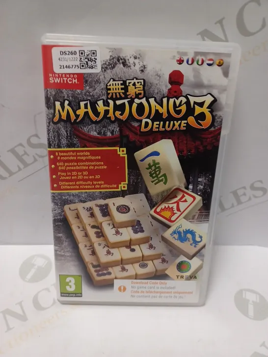 MAHJONG 3 DELUXE  - EMPTY CASE - SET OF 10