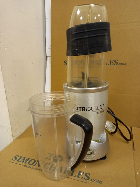 NUTRIBULLET 1200 SERIES SMART TECHNOLOGY HIGH SPEED BLENDER - 1200W SILVER