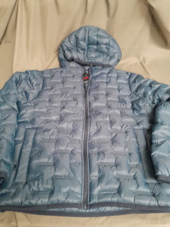 HOLLISTER PUFFER COAT IN NAVY - MEDIUM