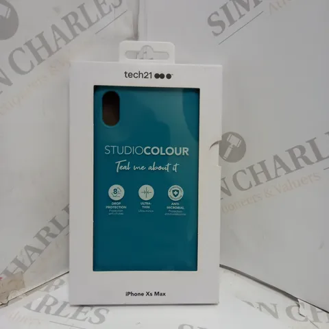 BOX OF APPROX 10 TECH21 STUDIO COLOUR IPHONE XS MAX PHONE CASE. 