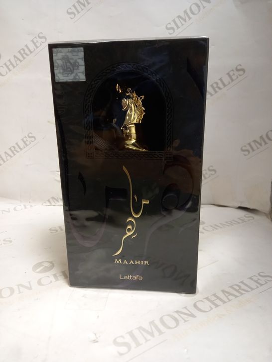 BOXED AND SEALED MAAHIR LATTAFA EAU DE PARFUM 100ML