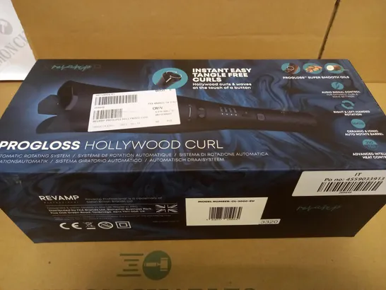 BOXED REVAMP PROGLOSS HOLLYWOOD CURL AUTOMATIC ROTATING SYSTEM