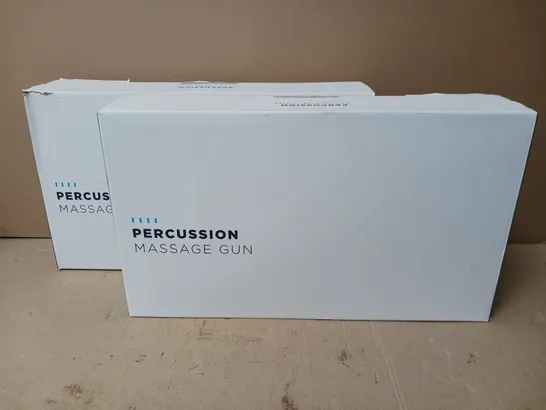 LOT OF 2 BOXED PERCUSSION MASSAGE GUN