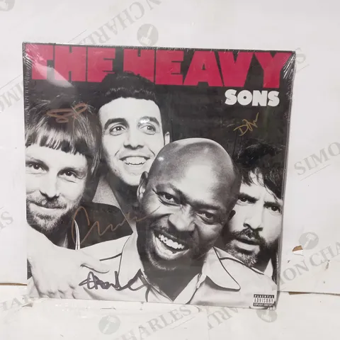 THE HEAVY - SONS, SIGNED MUSIC VINYL