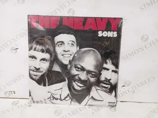 THE HEAVY - SONS, SIGNED MUSIC VINYL