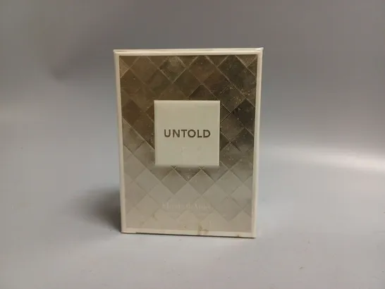 BOXED AND SEALED ELIZABETH ARDEN UNTOLD EAU DE PARFUM 50ML 