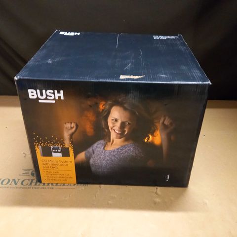 BOXED BUSH CD MICRO SYSTEM WITH BLUETOOTH AND DAB