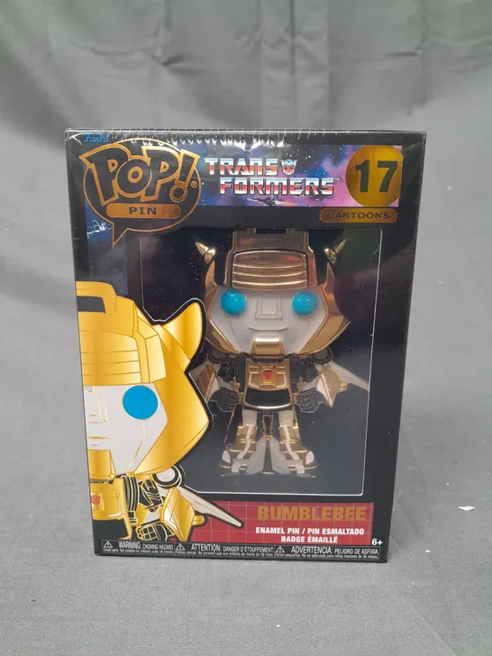 FUNKO POP PIN TRANSFORMERS 17 BUMBLEBEE COLLECTIBLE ENAMEL PIN