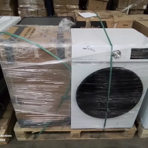 PALLET OF APPROXIMATELY 4 UNPROCESSED RAW RETURN WHITE GOODS TO INCLUDE;