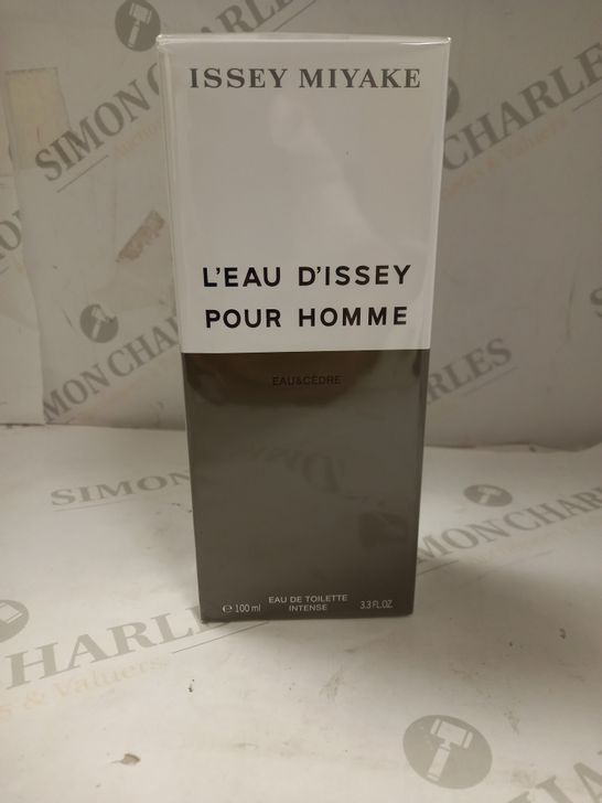 BOXED AND SEALED ISSEY MIYAKE L'EAU D'ISSEY POUR HOMME EAU & CEDRE EAU DE TOILETTE INTENSE 100ML