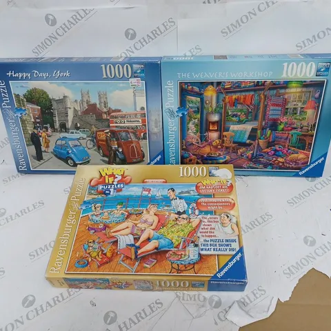 BOX OF ASSORTED JIGSAW PUZZLES