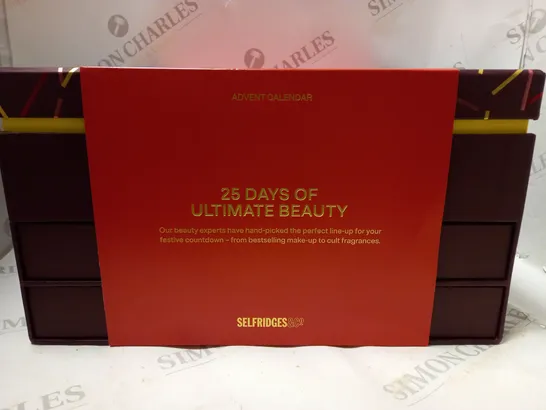 BOXED SELFRIDGES LUXURY BEAUTY ADVENT CALENDAR 2023