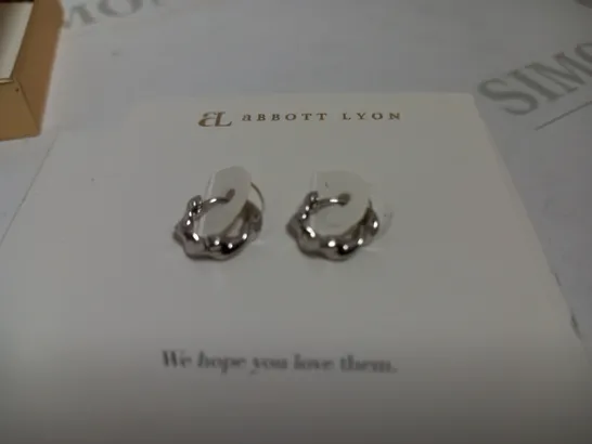 ABBOTT LYON TWISTED HUGGIE HOOPS EARRINGS