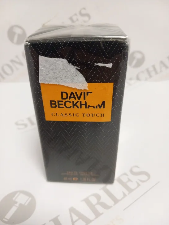 BOXED DAVID BECKHAM CLASSIC TOUCH EAU DE TOILETTE 40ML