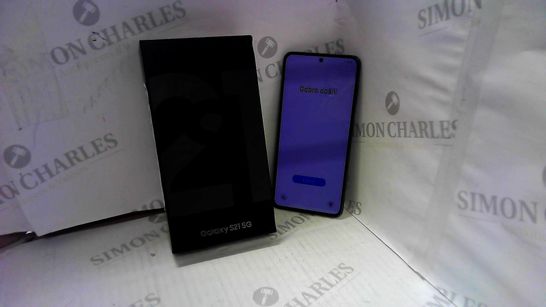 BOXED SAMSUNG GALAXY S21 5G 128GB ANDROID SMART PHONE - PHANTOM GREY