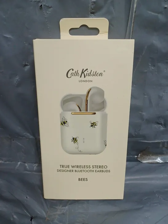 CATH KIDSTON LONDON TRUE WIRELESS STEREO DESIGNER BLUETOOTH EARBUDS - BEES