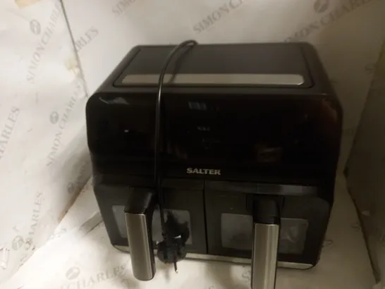 BOXED SALTER DUAL AIR FRYER 7.6L