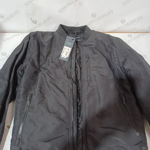 FIRETRAP BOMBER JACKET IN BLACK - MEDIUM