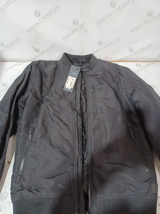 FIRETRAP BOMBER JACKET IN BLACK - MEDIUM