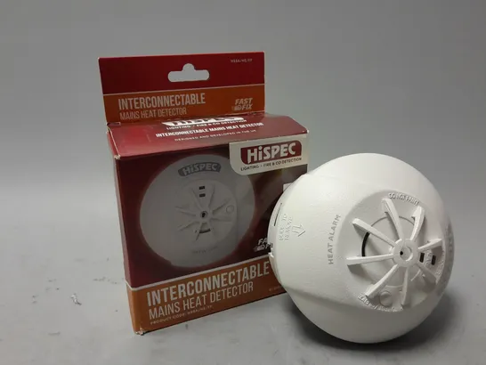 BOXED HISPEC INTERCONNECTABLE MAINS HEAT DETECTOR (HSSA/HE/FF)