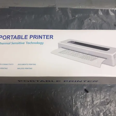 BOXED PORTABLE PRINTER THERMAL SENSITIVE TECHNOLOGY