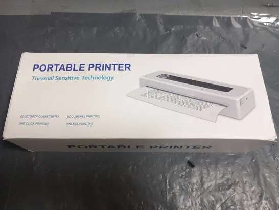 BOXED PORTABLE PRINTER THERMAL SENSITIVE TECHNOLOGY