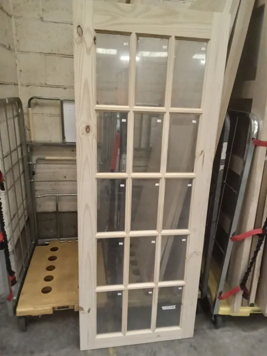 GLAZED CLEAR INTERNAL DOOR 1965×760×40MM