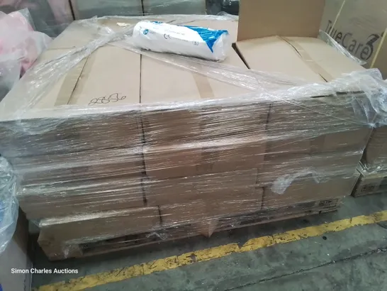 PALLET OF 25 CASES EACH CONTAINING 5 PACKS OF 200 POLYCARE APRONS 27 × 46" 16 MICRON WHITE