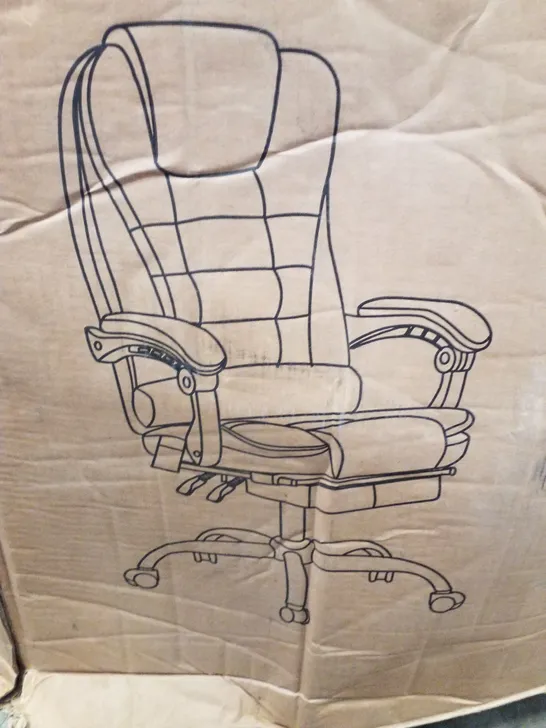 BOXED MASSAGE CHAIR IN BLACK (UNTESTED)