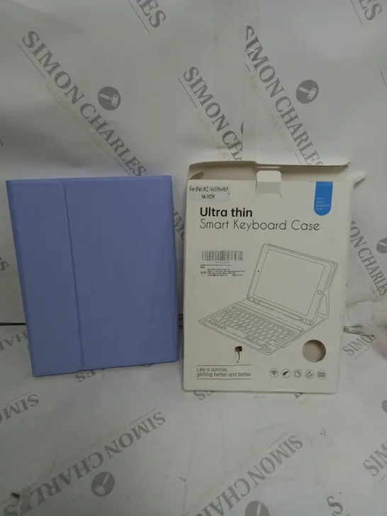 BOXED ULTRA THIN SMART KEYBOARD CASE IN BLUE