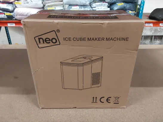 BOXED NEO 1.7L ELECTRIC ICE CUBE MAKER MACHINE - BLACK (1 BOX)