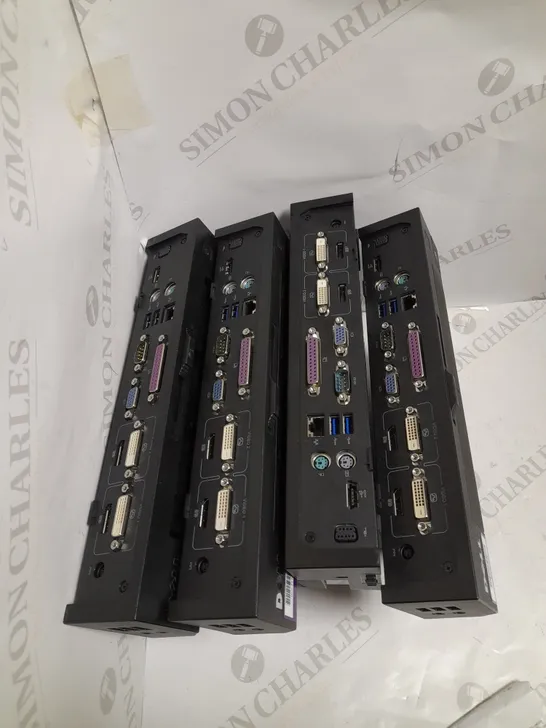 BOX OF 4 DELL PR02X E-PORT PLUS II DOCKING STATIONS