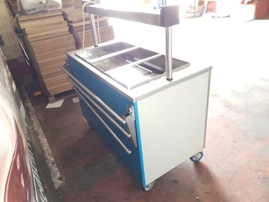 MOFFAT 3 SECTION BAIN MARIE/HOT CUPBOARD UNIT