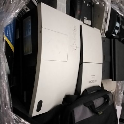 PALLET OF ASSORTED ELECTRICAL ITEMS TO INCLUDE HAMEG GRAPHIC PRINTER,HITACHI ED-A101 AND A PHILLIPS REWRITER 