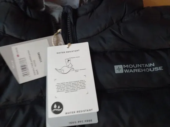 MOUNTAIN WAREHOUSE PADDED BLACK KIDS COAT - 13 YEARS