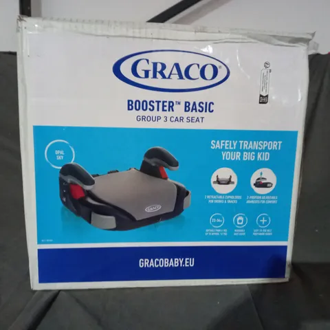 BOXED GRACO BOOSTER BASIC GROUP 3 CAR SEAT 