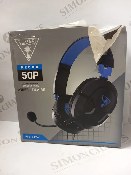 TURTLE BEACH RECON 50P GAMING HEADSET - PS4 & PS5