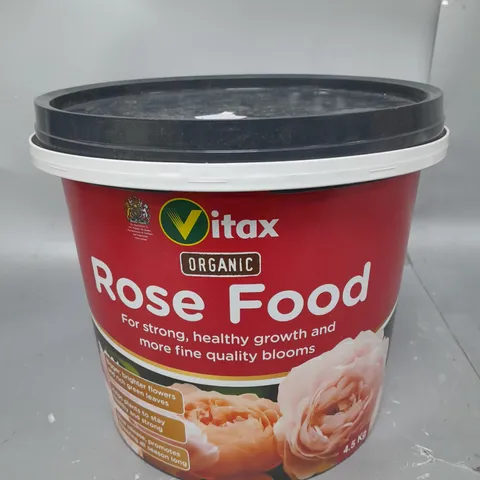 VITAX ORGANIC ROSE FOOD TUB 4.5KG