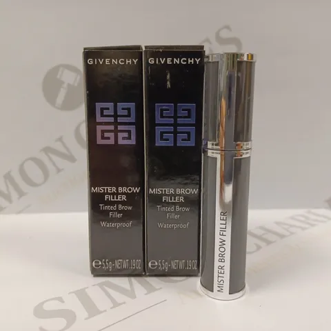 LOT OF 2 GIVENCHY MISTER TINTED BROW FILLER - #03 GRANITE