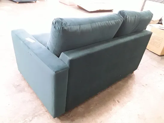 QUALITY DESIGNER ASHWELL RHF CHAISE STORAGE SOFA BED - EMERALD FABRIC 