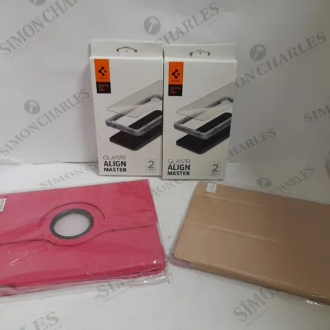 BOX OF APPROX 10 ASSORTED CASES AND SCREEN PROTECTORS FOR VARIOUS PHONES/TABLETS