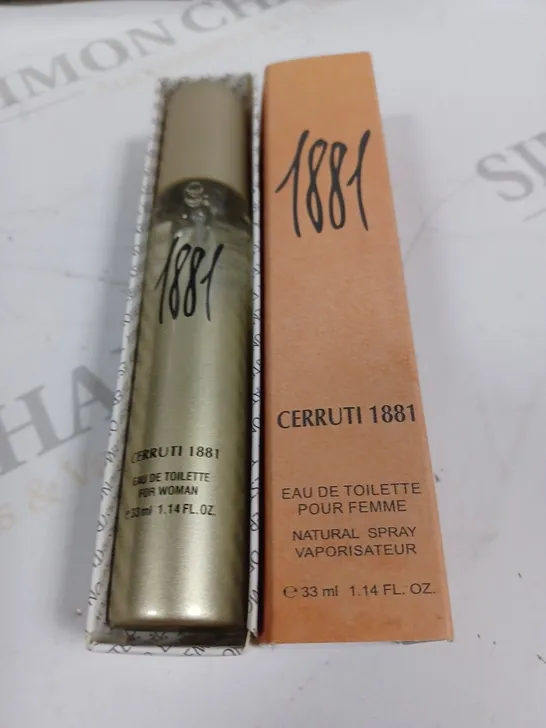 BOXED CERRUTI 1881 EAU DE TOILETTE 33ML