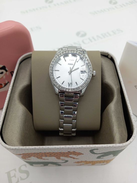 BRAND NEW BOXED FOSSIL WATCH SCARLETTE MINI SILVER WATCH RRP £109