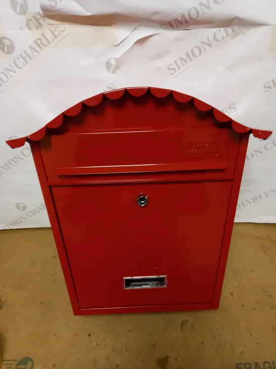 BURG-WACHTER MB01R CLASSIC WALL MOUNTED GALVANISED STEEL LOCKABLE WEATHERPROOF POST BOX