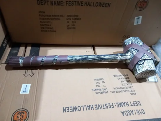 APPROXIMATELY 12 BRAND NEW BOXED HORRIFYING HALLOWEEN HAMMERS 