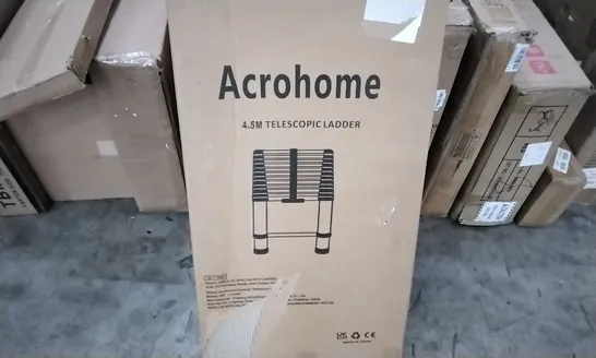 BOXED ACROHOME 4.5M TELESCOPIC LADDER